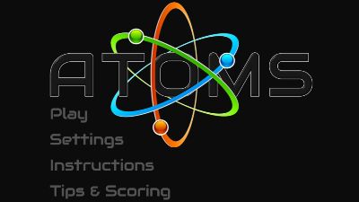 Screenshot of Atoms game